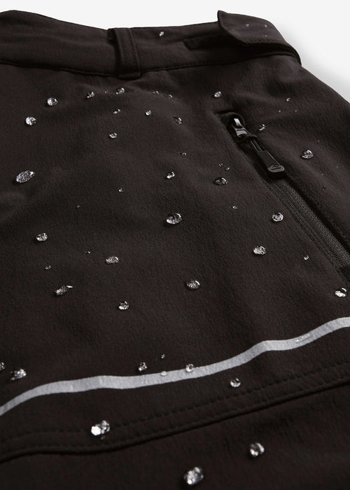 Stretch softshell hlače z odsevnimi detajli iz vodoodpornega materiala