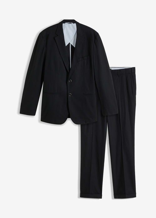 Moška obleka iz platna: suknjič in hlače